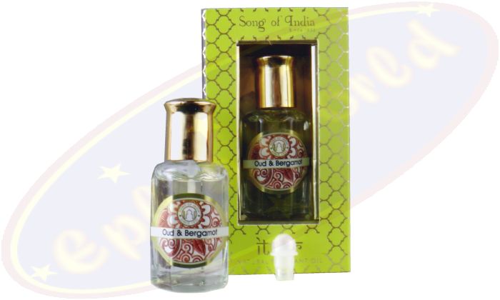 Song Of India Ayurveda Natural Fragrant Oil Oud Bergamot