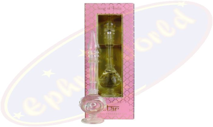 Song Of India Ayurveda Oil in mundgeblasener Glasflasche Honeysuckle