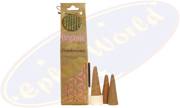 Song Of India Organic Goodness XL Räucherkegel Frankincense (Weihrauch)