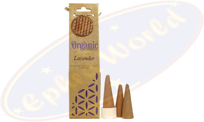 Song Of India Organic Goodness XL Räucherkegel Lavender
