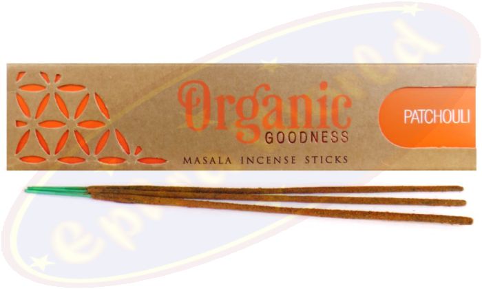 Song Of India Organic Masala Räucherstäbchen Patchouli