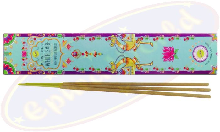 Sree Vani Indian Heritage Masala Räucherstäbchen White Sage