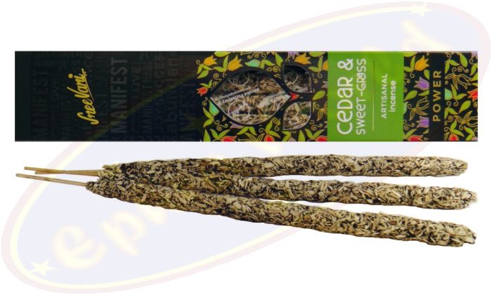 Sree Vani Manifest Cedar & Sweet-Grass Smudge Räucherstäbchen