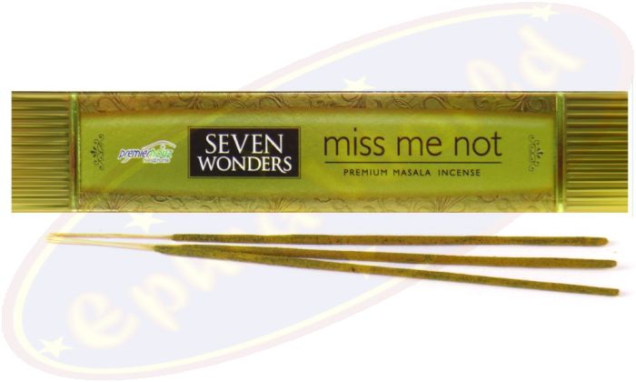 Premier Houz Seven Wonders Miss Me Not Masala Räucherstäbchen