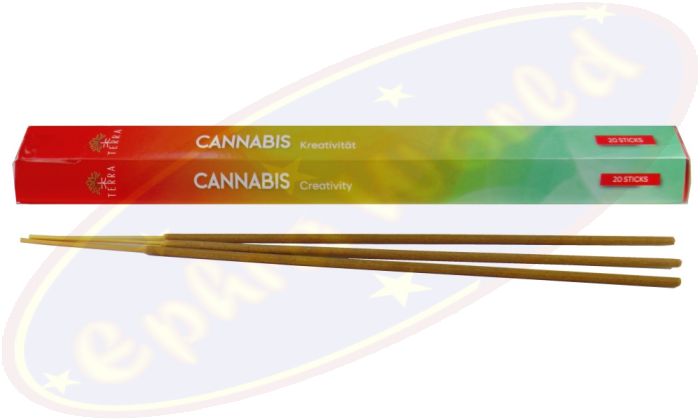 Terra Cannabis Flora Räucherstäbchen Hexa
