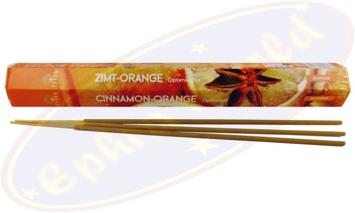 Terra Cinnamon Orange Flora Räucherstäbchen Hexa
