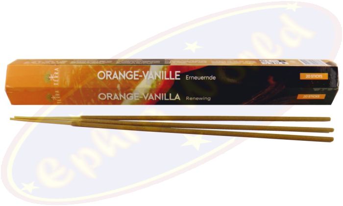Terra Orange Vanilla Flora Räucherstäbchen Hexa