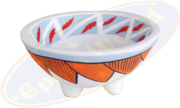 Native Soul Tribal Smudge Bowl aus Keramik weiß