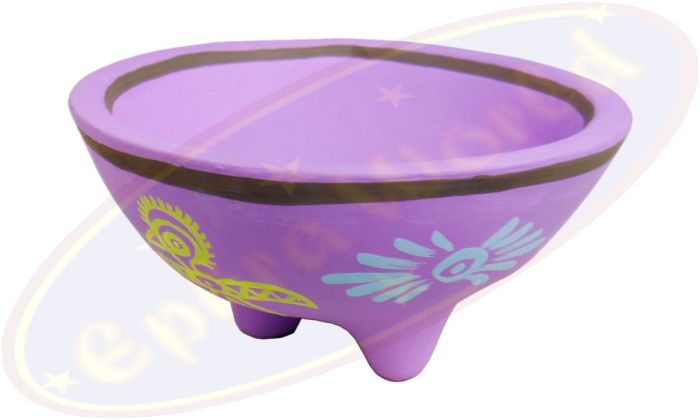 Native Soul Eagle Tribal Smudge Bowl aus Keramik lila