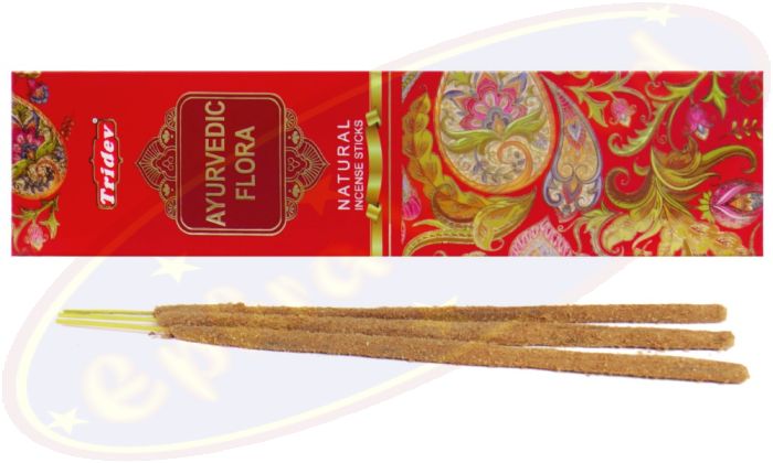 Tridev Ayurvedic Flora Natural Jumbo Masala Räucherstäbchen
