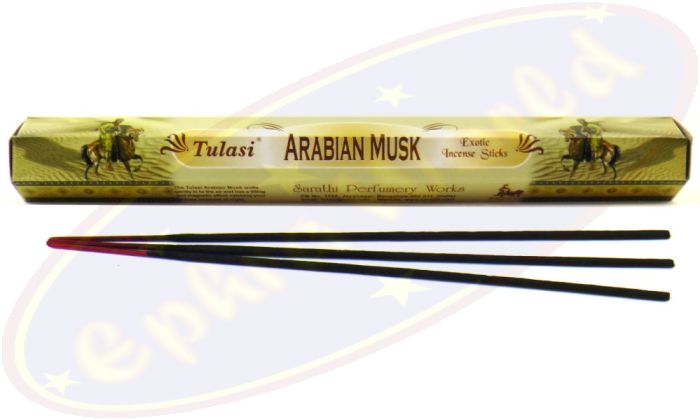 Tulasi Arabian Musk (Moschus) Räucherstäbchen