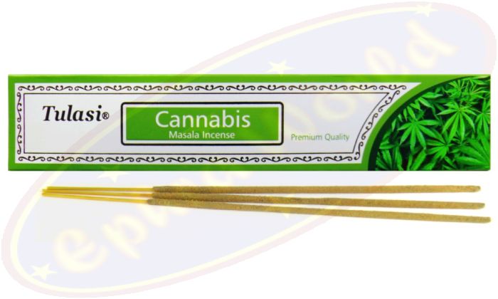 Tulasi Masala Räucherstäbchen Cannabis (Hanf)