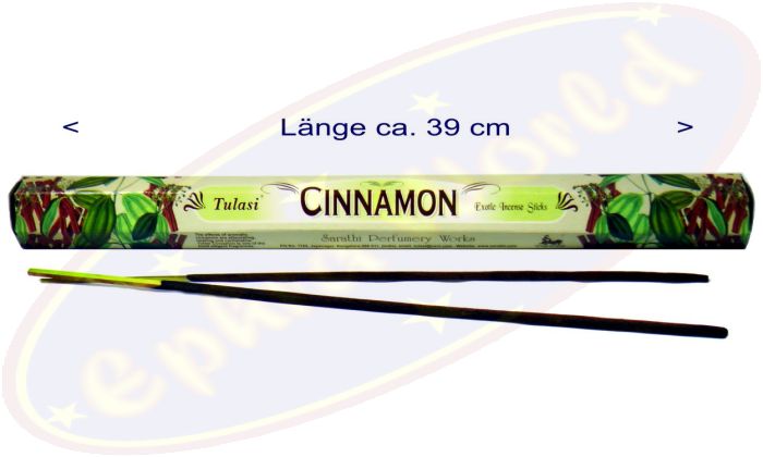 Tulasi Cinnamon (Zimt) XL Räucherstäbchen