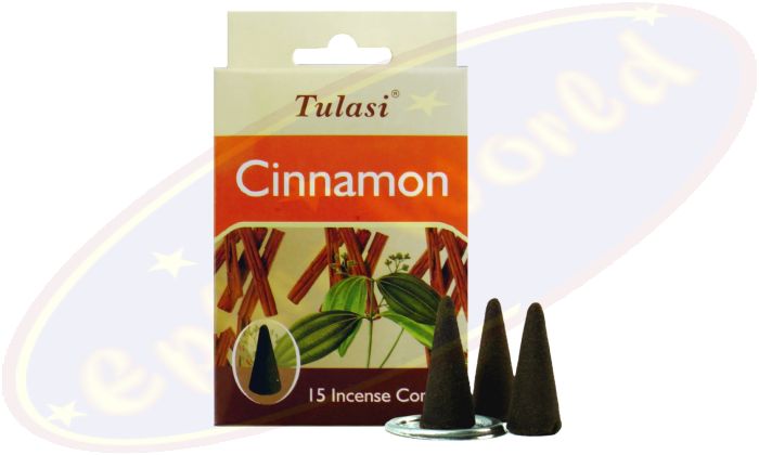 Tulasi Cinnamon (Zimt) Räucherkegel