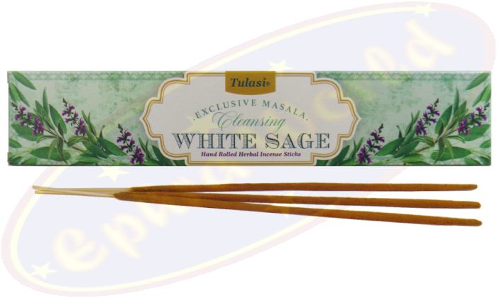Tulasi Exclusiv Masala Räucherstäbchen Cleansing White Sage