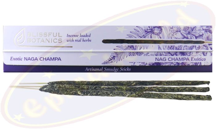 Tulasi Blissful Botanics Smudge Räucherstäbchen Exotic Nag Champa