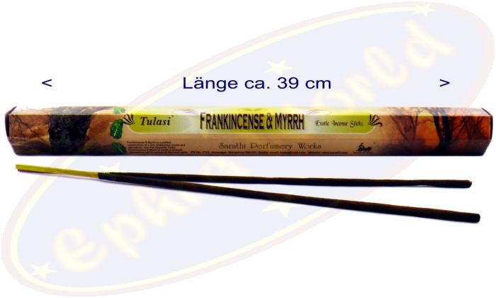 Tulasi Frankincense Myrrh XL Räucherstäbchen