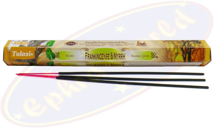 Tulasi Frankincense Myrrh Räucherstäbchen