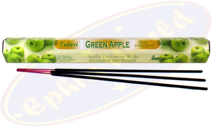 Tulasi Green Apple Räucherstäbchen