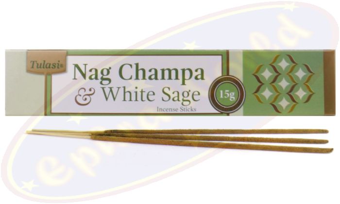 Tulasi Nag Champa White Sage Masala Räucherstäbchen