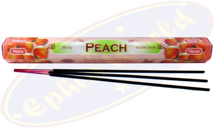Tulasi Peach Räucherstäbchen