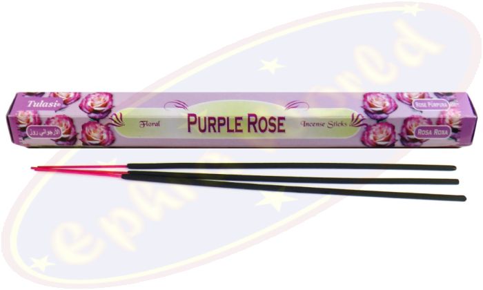 Tulasi Purple Rose Räucherstäbchen