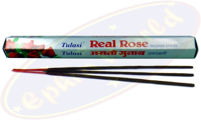 Tulasi Real Rose Räucherstäbchen