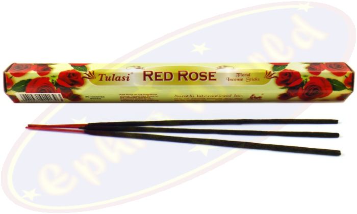 Tulasi Red Rose Räucherstäbchen