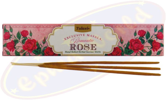Tulasi Exclusiv Masala Räucherstäbchen Romantic Rose