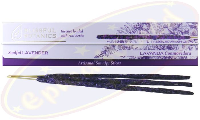 Tulasi Blissful Botanics Smudge Räucherstäbchen Soulful Lavender