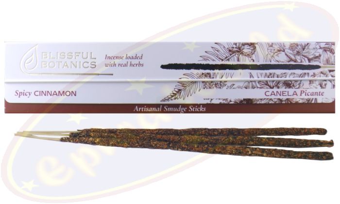 Tulasi Blissful Botanics Smudge Räucherstäbchen Spicy Cinnamon