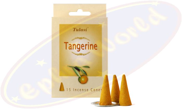 Tulasi Tangerine Räucherkegel
