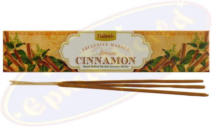 Tulasi Exclusiv Masala Räucherstäbchen Warm Cinnamon/Zimt