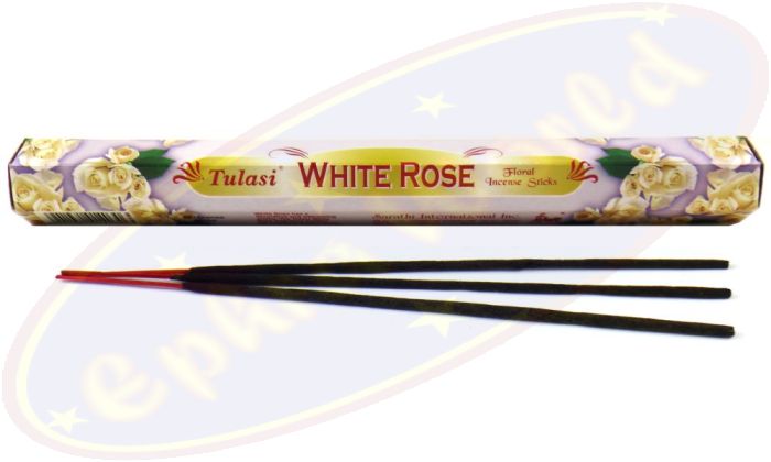 Tulasi White Rose Räucherstäbchen