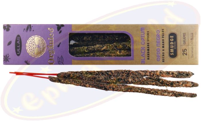 Ullas Organico Black Opium 100% Natural Smudge Räucherstäbchen