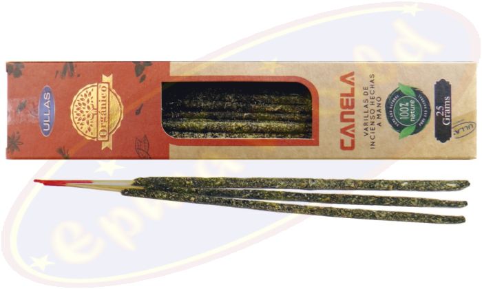 Ullas Organico Cinnamon (Zimt) 100% Natural Smudge Räucherstäbchen