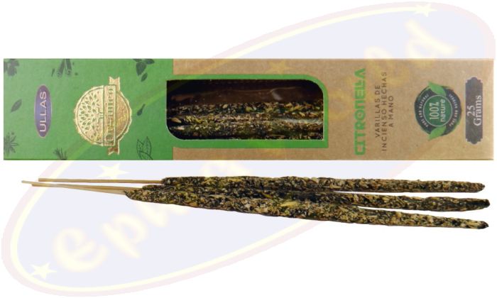 Ullas Organico Citronella 100% Natural Smudge Räucherstäbchen