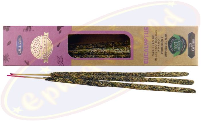 Ullas Organico Eucalyptus 100% Natural Smudge Räucherstäbchen