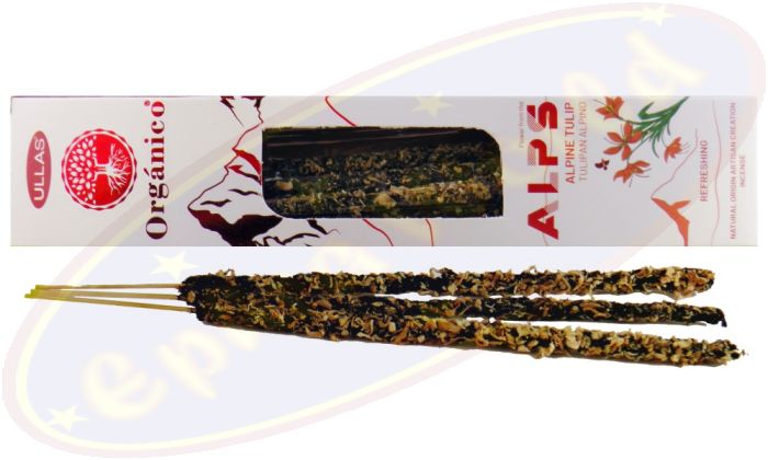 Ullas Organico Alps Alpine Tulip Natural Smudge Räucherstäbchen