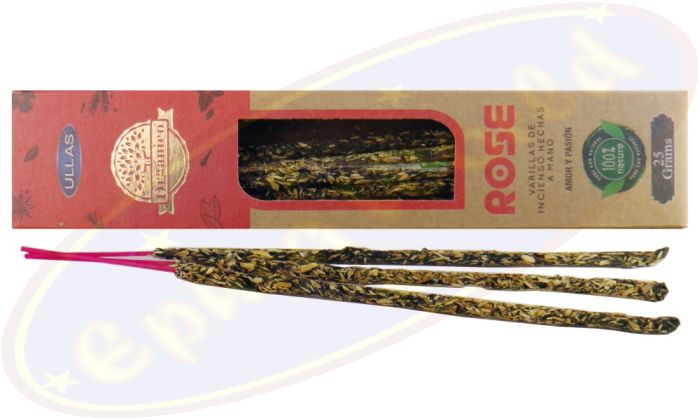 Ullas Organico Rose 100% Natural Smudge Räucherstäbchen