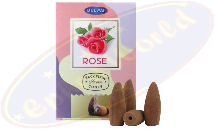 Ullas Rückflussräucherkegel Rose