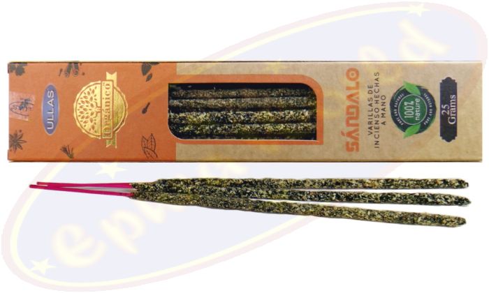 Ullas Organico Sandalwood 100% Natural Smudge Räucherstäbchen