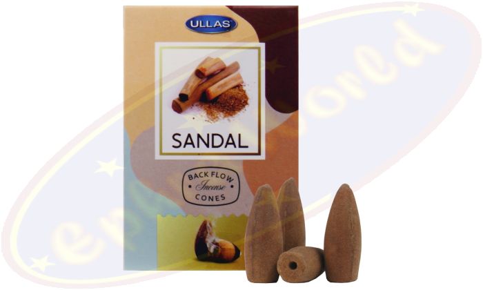 Ullas Rückflussräucherkegel Sandal