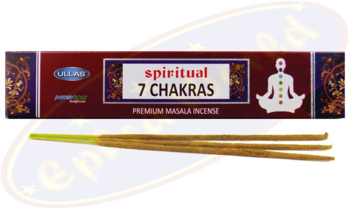Ullas Spiritual 7 Chakras Masala Räucherstäbchen