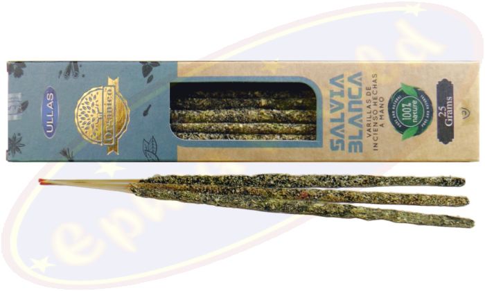 Ullas Organico White Sage 100% Natural Smudge Räucherstäbchen