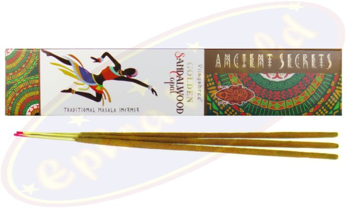 Vijayshree Ancient Golden Sandalwood & Copal Masala Räucherstäbchen