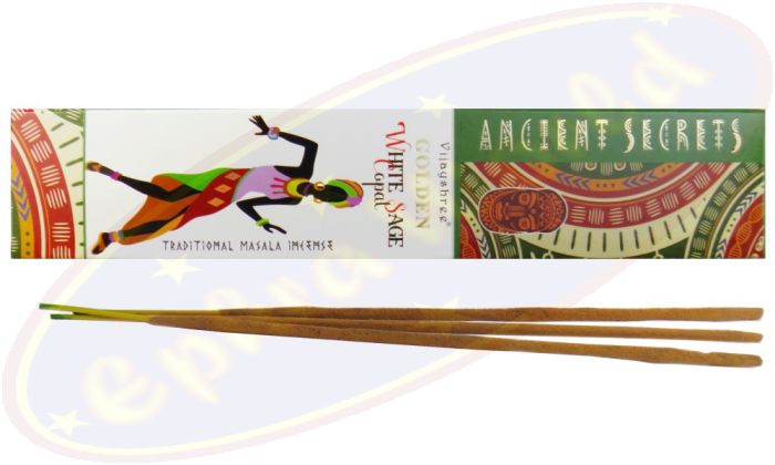 Vijayshree Ancient Golden White Sage & Copal Masala Räucherstäbchen