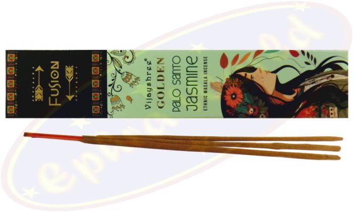 Vijayshree Fusion Golden Palo Santo & Jasmine Masala Räucherstäbchen