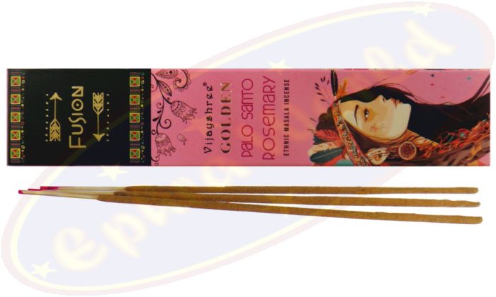 Vijayshree Fusion Golden Palo Santo & Rosemary Masala Räucherstäbchen