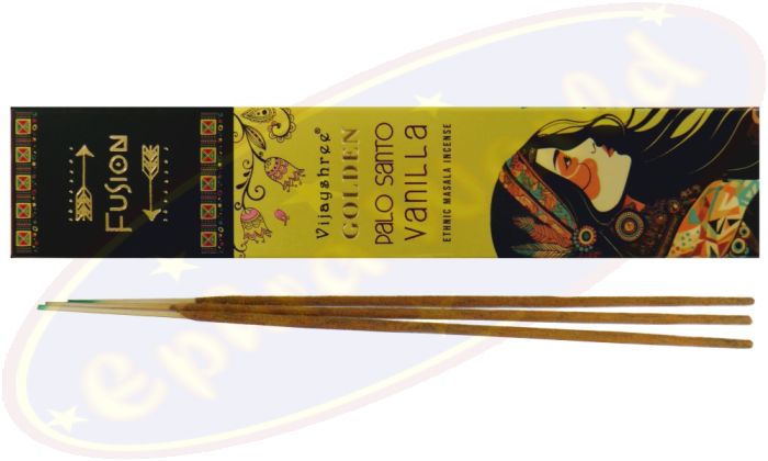 Vijayshree Fusion Golden Palo Santo & Vanilla Masala Räucherstäbchen